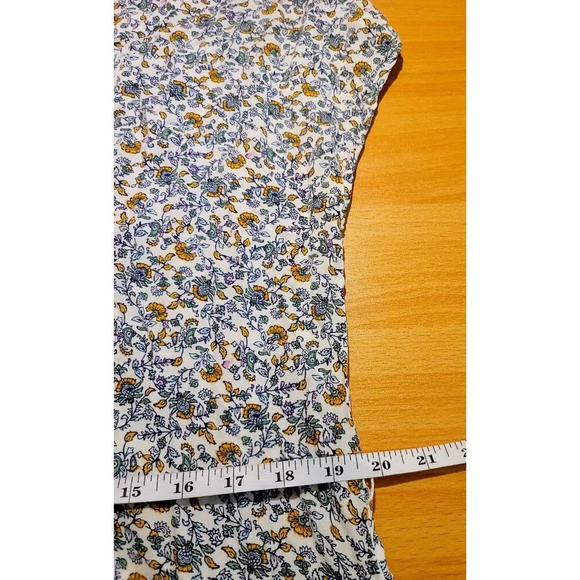 Matilda Jane Dress Sz M Floral Cottagecore Pintucked Lace Button Boho Femme Thin - Picture 8 of 10